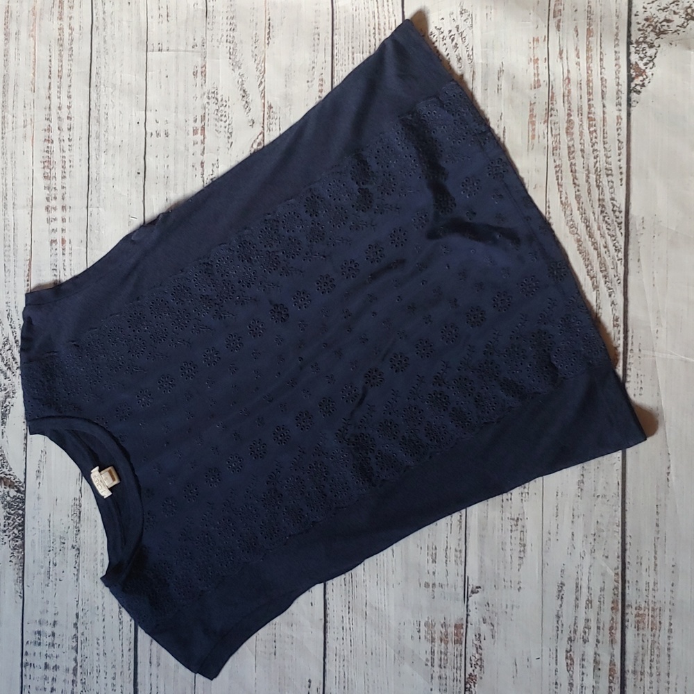 J. CREW EYELET FRONT TOP